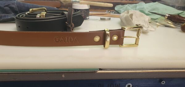 Ladies Custom Handcrafted Leather Belt - Image 4